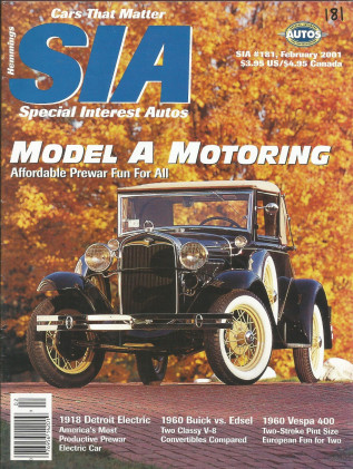 SPECIAL-INTEREST AUTOS 2001 FEB - MODEL A SPECIAL,VESPA